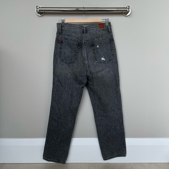 BDG Black Ripped Straight Leg Jeans (Size 29) - Picture 2 of 6